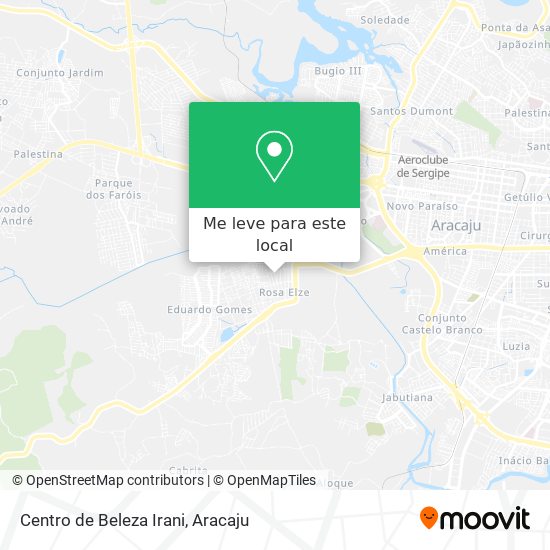 Centro de Beleza Irani mapa