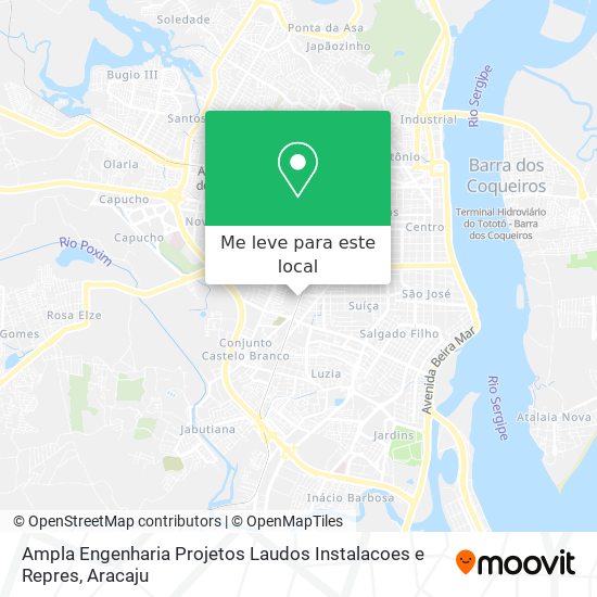 Ampla Engenharia Projetos Laudos Instalacoes e Repres mapa