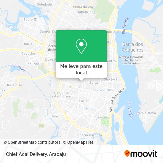 Chief Acai Delivery mapa