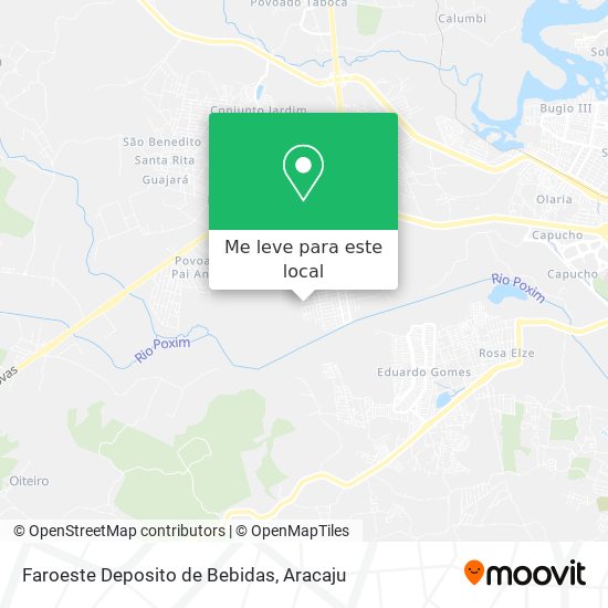 Faroeste Deposito de Bebidas mapa