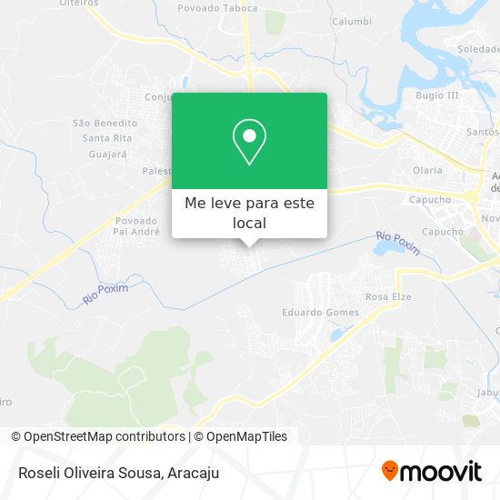 Roseli Oliveira Sousa mapa