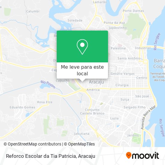 Reforco Escolar da Tia Patricia mapa