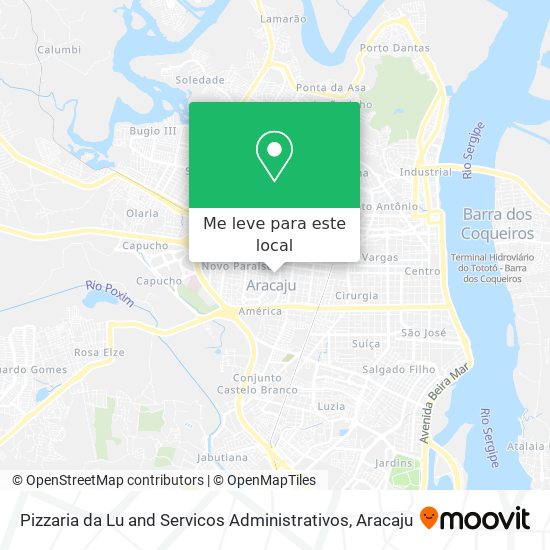 Pizzaria da Lu and Servicos Administrativos mapa