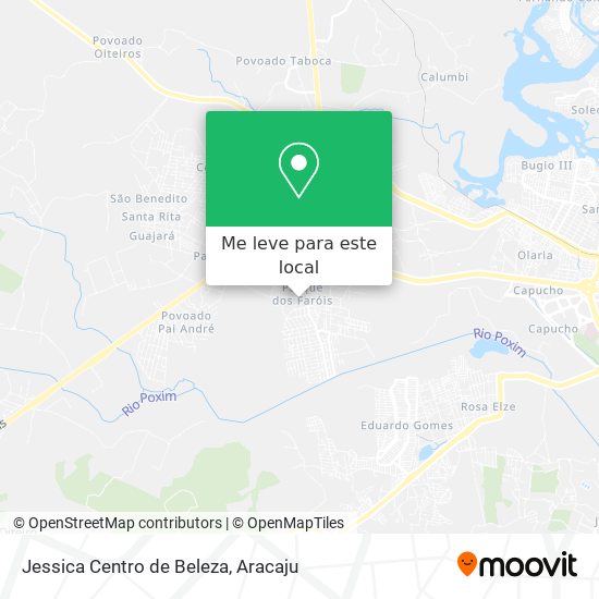 Jessica Centro de Beleza mapa