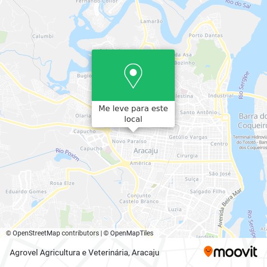 Agrovel Agricultura e Veterinária mapa