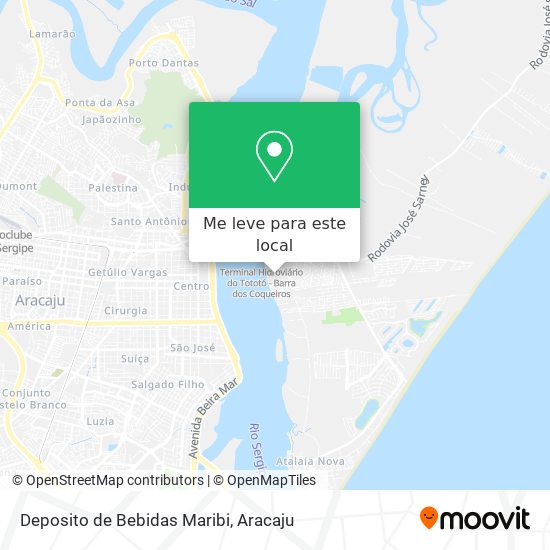 Deposito de Bebidas Maribi mapa