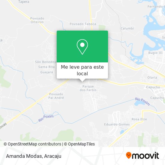 Amanda Modas mapa