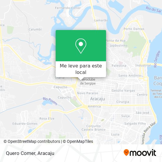 Quero Comer mapa