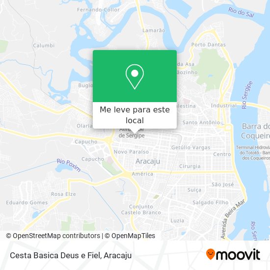 Cesta Basica Deus e Fiel mapa