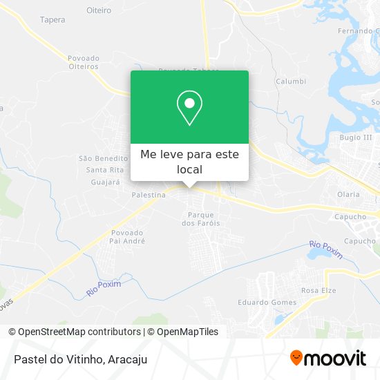 Pastel do Vitinho mapa