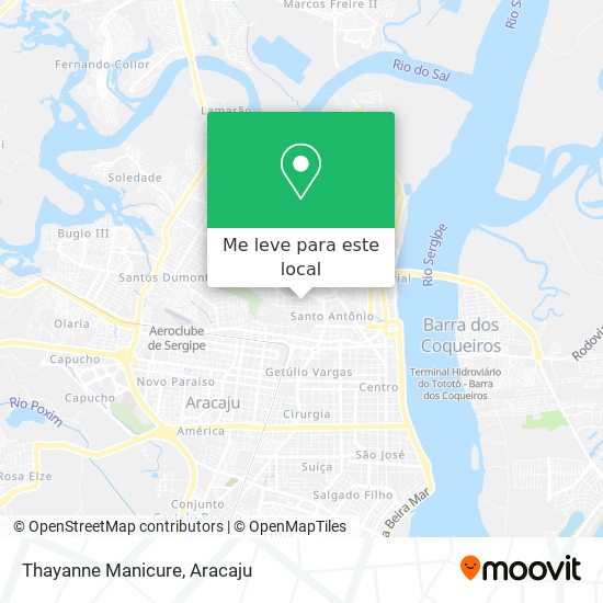 Thayanne Manicure mapa