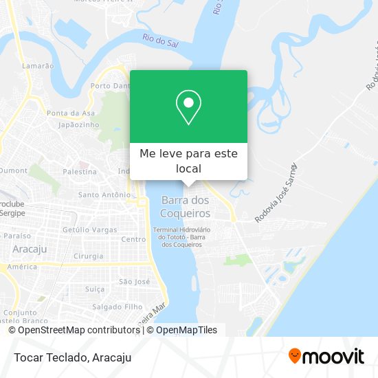 Tocar Teclado mapa