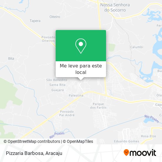 Pizzaria Barbosa mapa