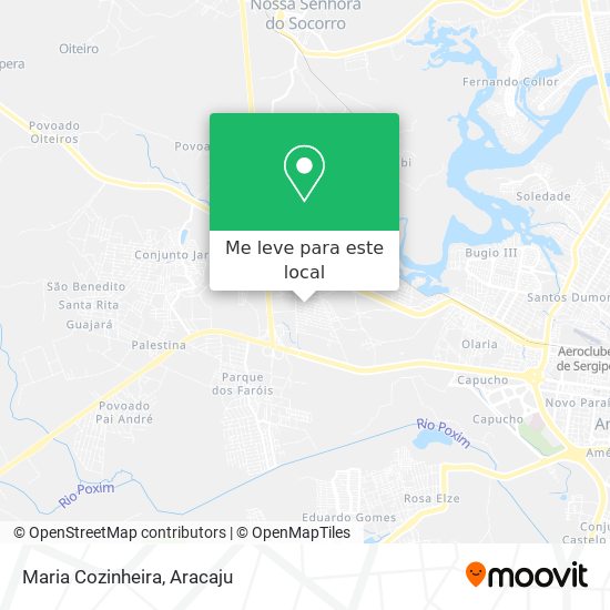 Maria Cozinheira mapa