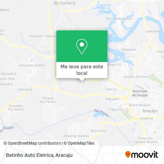 Betinho Auto Eletrica mapa