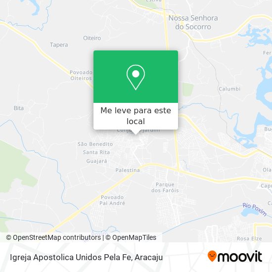 Igreja Apostolica Unidos Pela Fe mapa