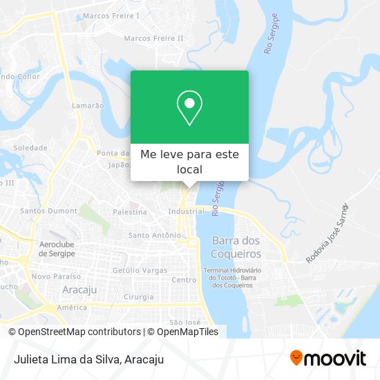 Julieta Lima da Silva mapa