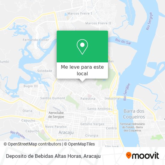 Deposito de Bebidas Altas Horas mapa