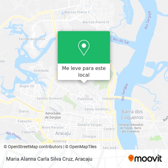 Maria Alanna Carla Silva Cruz mapa