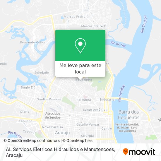 AL Servicos Eletricos Hidraulicos e Manutencoes mapa
