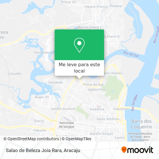 Salao de Beleza Joia Rara mapa