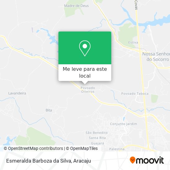 Esmeralda Barboza da Silva mapa