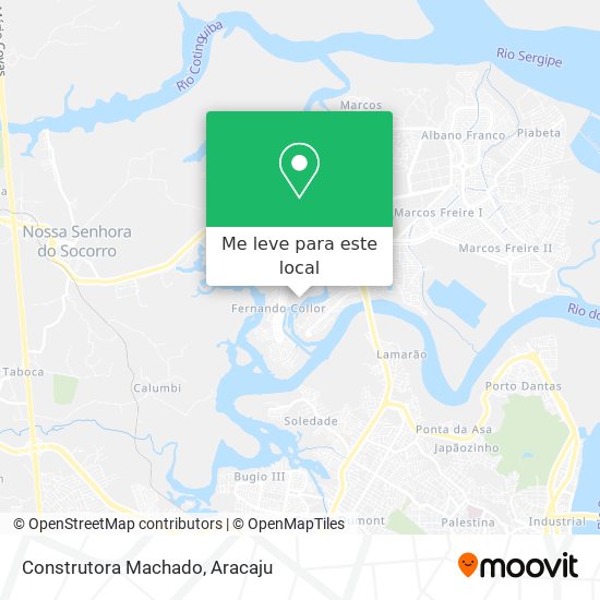 Construtora Machado mapa