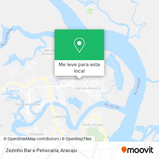 Zezinho Bar e Petiscaria mapa