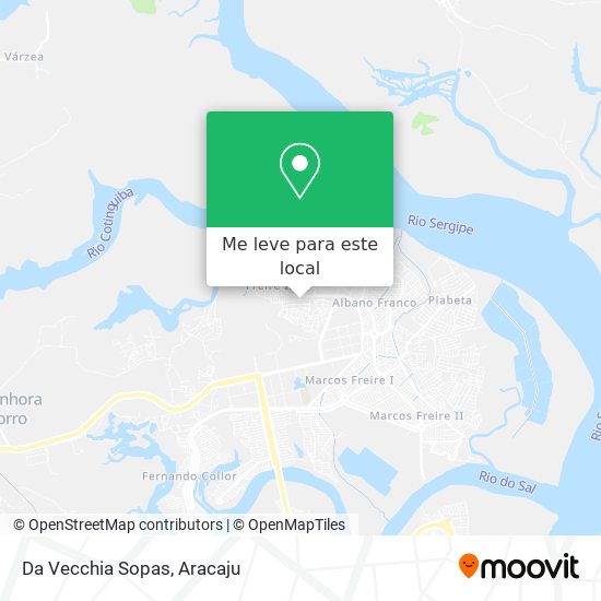 Da Vecchia Sopas mapa