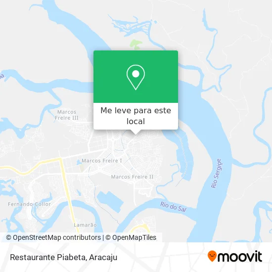 Restaurante Piabeta mapa