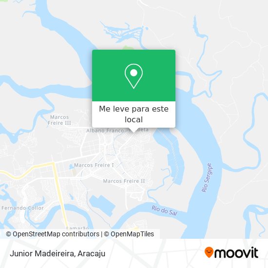 Junior Madeireira mapa