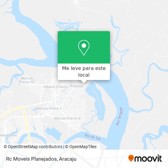 Rc Moveis Planejados mapa