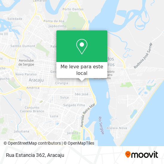 Rua Estancia 362 mapa