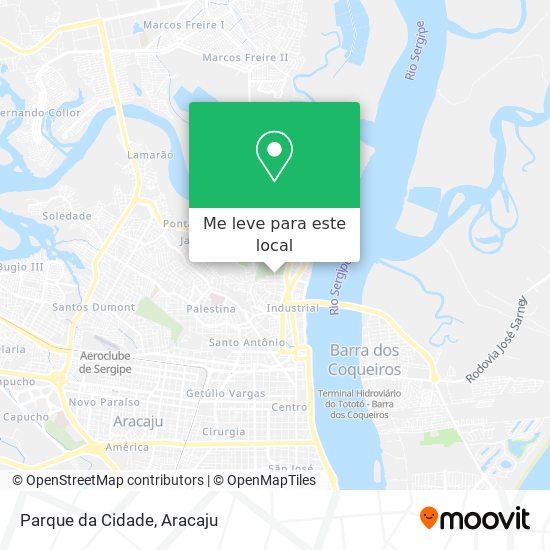 Parque da Cidade mapa