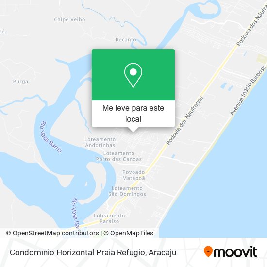 Condomínio Horizontal Praia Refúgio mapa