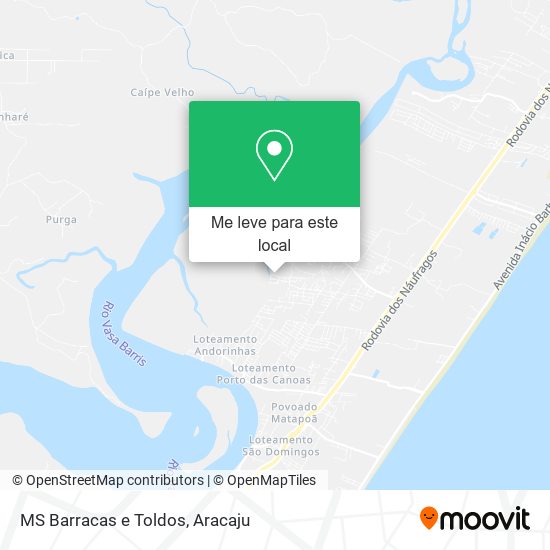 MS Barracas e Toldos mapa