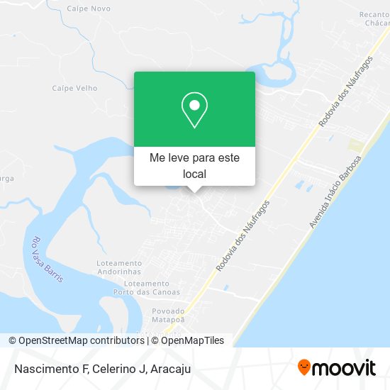 Nascimento F, Celerino J mapa