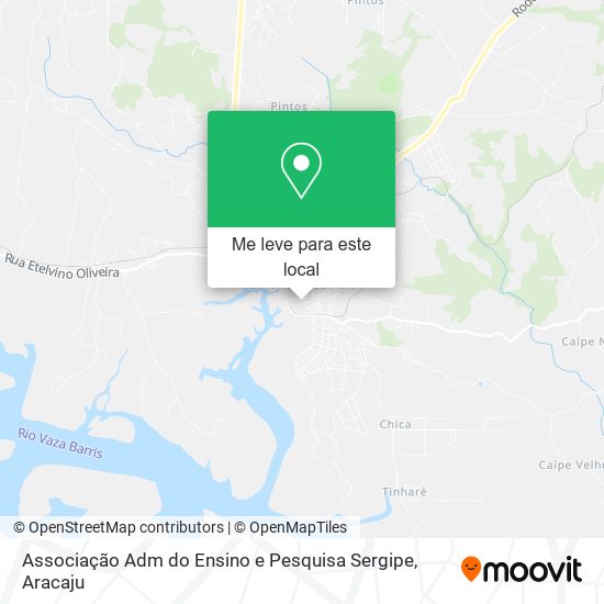 Associação Adm do Ensino e Pesquisa Sergipe mapa