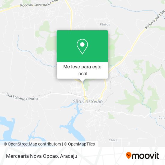 Mercearia Nova Opcao mapa