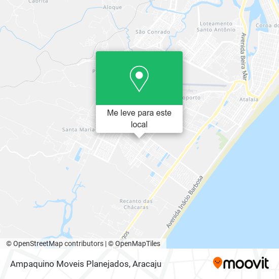 Ampaquino Moveis Planejados mapa