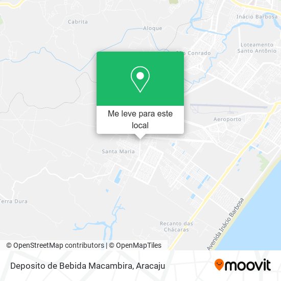 Deposito de Bebida Macambira mapa