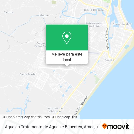 Aqualab Tratamento de Aguas e Efluentes mapa