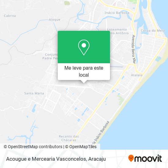 Acougue e Mercearia Vasconcelos mapa