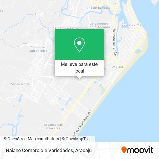 Naiane Comercio e Variedades mapa