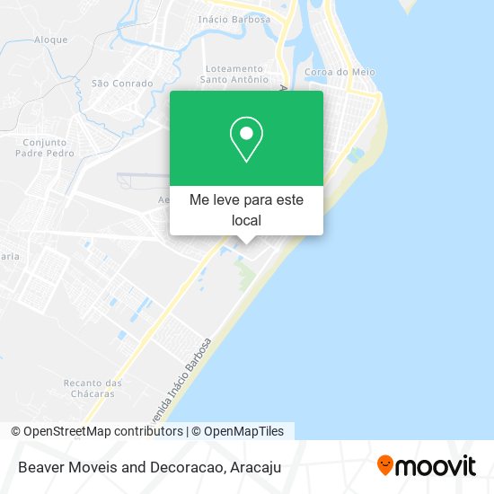 Beaver Moveis and Decoracao mapa