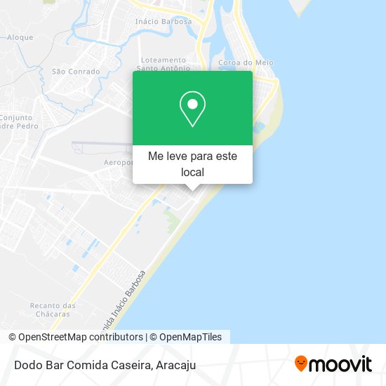 Dodo Bar Comida Caseira mapa