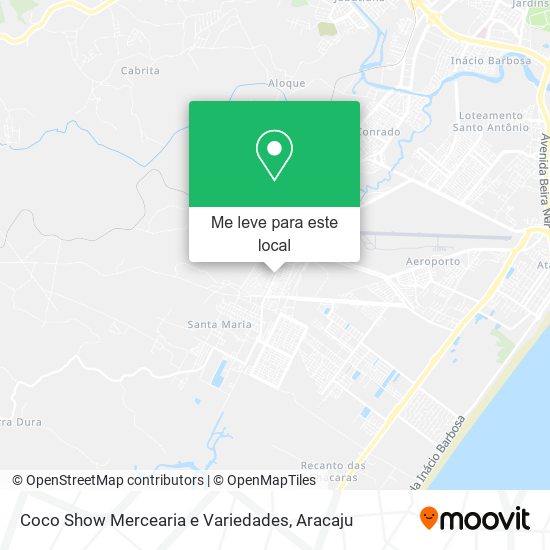 Coco Show Mercearia e Variedades mapa