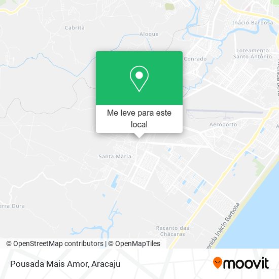 Pousada Mais Amor mapa