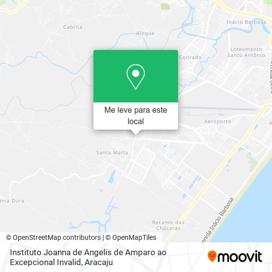 Instituto Joanna de Angelis de Amparo ao Excepcional Invalid mapa