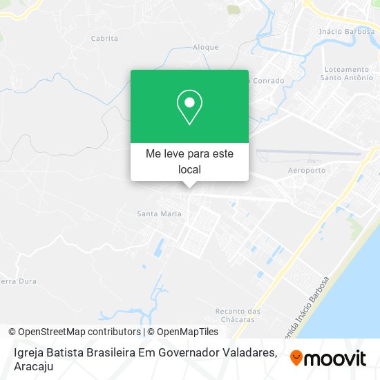 Igreja Batista Brasileira Em Governador Valadares mapa